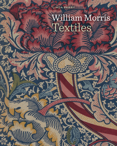 William Morris Textiles book cover by Linda Parry