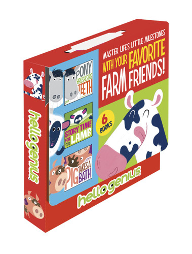 Hello Genius Favorite Farm Friends Box (Hello Genius) book cover by Michael Dahl, Oriol Vidal