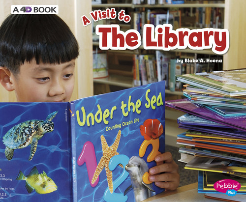 The Library: A 4D Book (A Visit to...) book cover by Blake A. Hoena