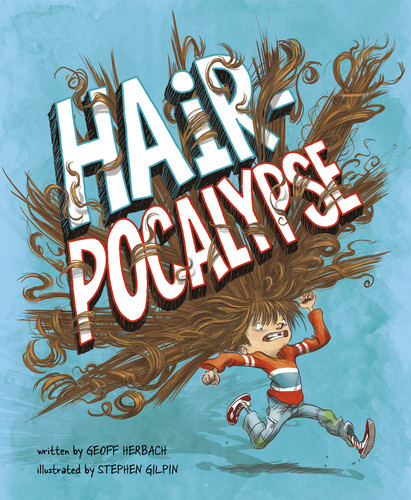 Hair-pocalypse book cover by Geoff Herbach