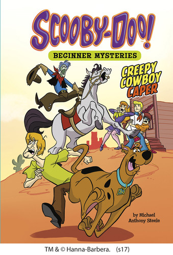 Creepy Cowboy Caper (Scooby-Doo! Beginner Mysteries) book cover by Michael  Anthony Steele