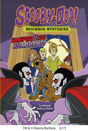 Vampire Zoo Hullabaloo (Scooby-Doo! Beginner Mysteries) book cover by Michael  Anthony Steele