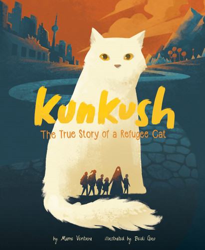 Kunkush: The True Story of a Refugee Cat (Encounter: Narrative Nonfiction Picture Books) book cover by Marne Ventura