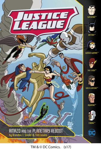 Amazo and the Planetary Reboot (Justice League) book cover by Brandon T. Snider