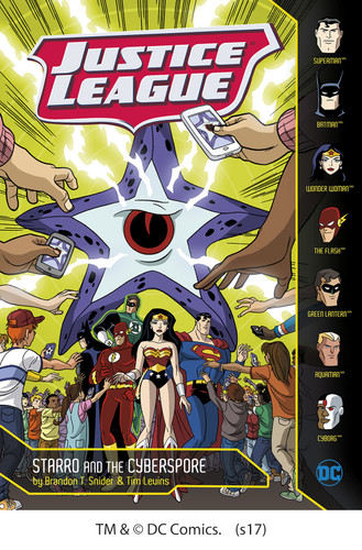 Starro and the Cyberspore (Justice League) book cover by Brandon T. Snider
