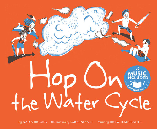 Hop On the Water Cycle (Water All Around Us) book cover by Nadia Higgins
