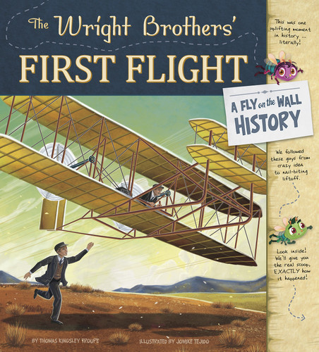 The Wright Brothers' First Flight: A Fly on the Wall History (Fly on the Wall History) book cover by Thomas Kingsley Troupe