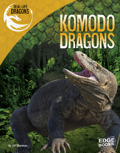 Komodo Dragons (Real-Life Dragons) book cover by Jill Sherman