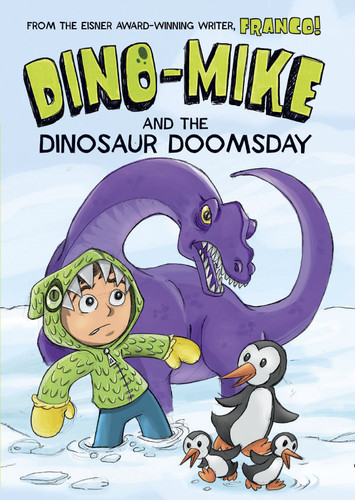 Dino-Mike and Dinosaur Doomsday (Dino-Mike!) book cover by Franco Aureliani