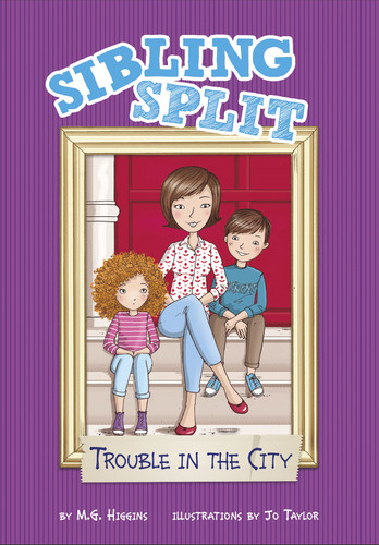 Trouble in the City (Sibling Split) book cover by M.G. Higgins