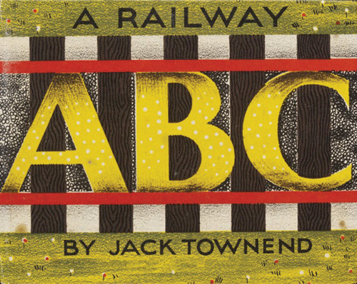 A Railway ABC book cover by Jack Townend
