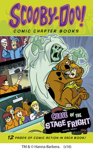 Curse of the Stage Fright (Scooby-Doo Comic Chapter Books) book cover by Steve Korté