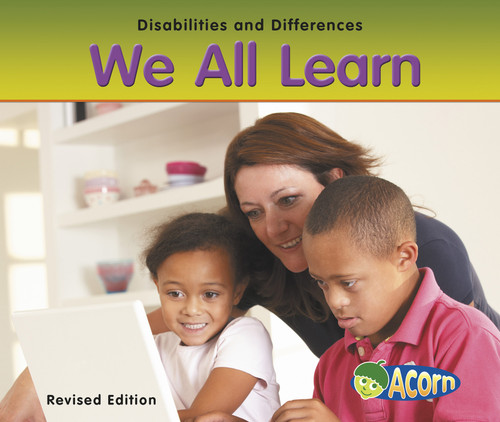 We All Learn (Disabilities and Differences) book cover by Rebecca Rissman