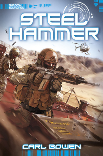 Steel Hammer (Shadow Squadron) book cover by Carl Bowen
