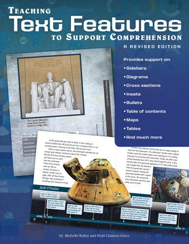 Teaching Text Features to Support Comprehension (Maupin House) book cover by Michelle Kelley, Nicki Clausen-Grace