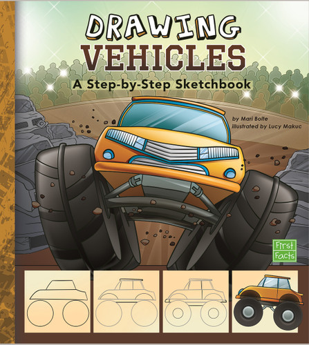 Drawing Vehicles: A Step-by-Step Sketchbook (My First Sketchbook) book cover by Mari Bolte