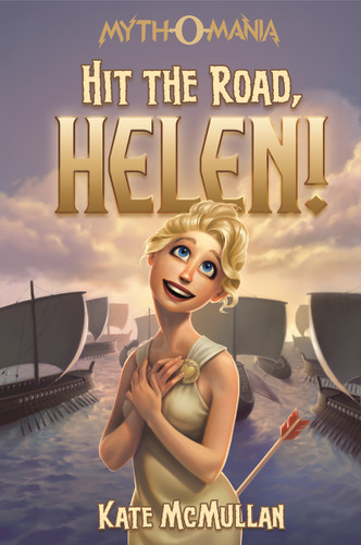 Hit the Road, Helen! (Myth-O-Mania) book cover by Kate McMullan