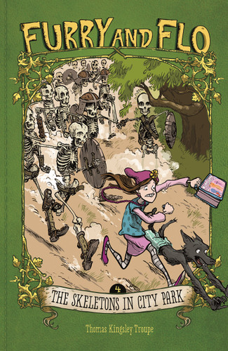 The Skeletons in City Park (Furry and Flo) book cover by Thomas Kingsley Troupe