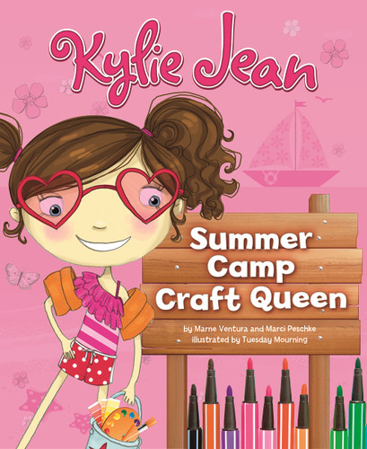 Kylie Jean Summer Camp Craft Queen (Kylie Jean Craft Queen) book cover by Marne Ventura, Marci Peschke
