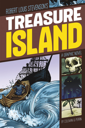 Treasure Island: A Graphic Novel (Graphic Revolve: Common Core Editions) book cover by Wim Coleman, Pat Perrin, Robert L. Stevenson