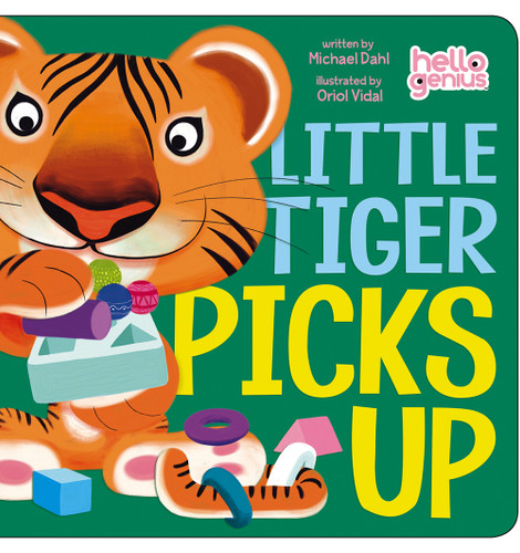 Little Tiger Picks Up (Hello Genius) book cover by Michael Dahl