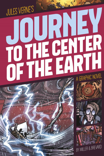 Journey to the Center of the Earth: A Graphic Novel (Graphic Revolve: Common Core Editions) book cover by Jules Verne