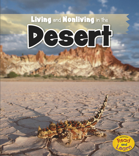 Living and Nonliving in the Desert (Is It Living or Nonliving?) book cover by Rebecca Rissman