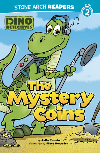 The Mystery Coins (Dino Detectives) book cover by Anita Yasuda
