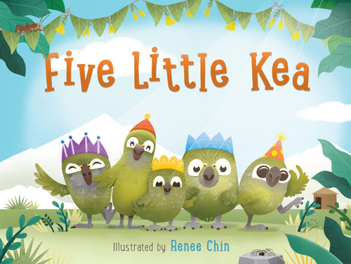 Five Little Kea book cover by Renee Chin