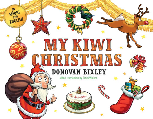 My Kiwi Christmas book cover by Donovan Bixley