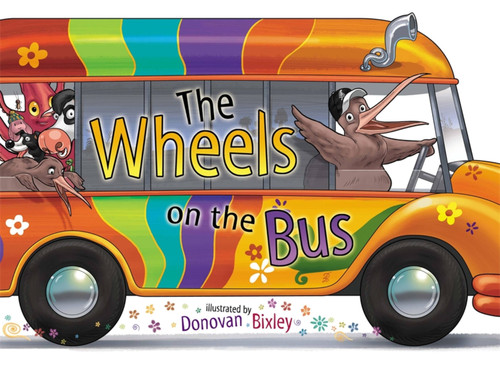 The Wheels on the Bus book cover by Donovan Bixley