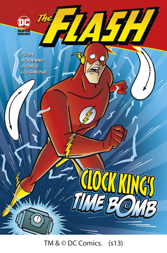 Clock King's Time Bomb (The Flash) book cover by Sean Tulien