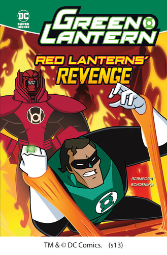 Red Lanterns' Revenge (Green Lantern) book cover by Michael V. Acampora