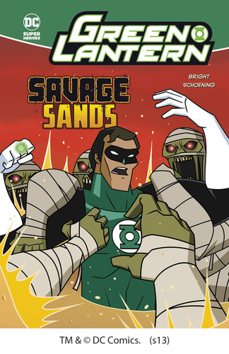 Savage Sands (Green Lantern) book cover by J.E. Bright