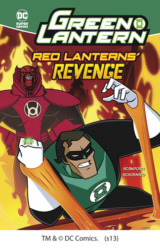 Red Lanterns' Revenge (Green Lantern) book cover by Michael V. Acampora