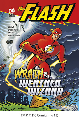 Wrath of the Weather Wizard (The Flash) book cover by Donald Lemke