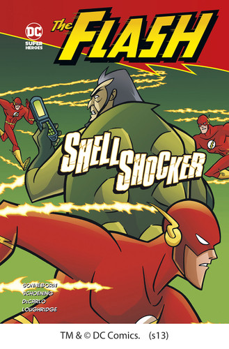 Shell Shocker (The Flash) book cover by Scott Sonneborn