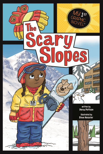 The Scary Slopes (My First Graphic Novel) book cover by Darcy Pattison