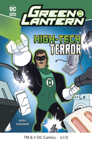 High-Tech Terror (Green Lantern) book cover by Michael  Anthony Steele