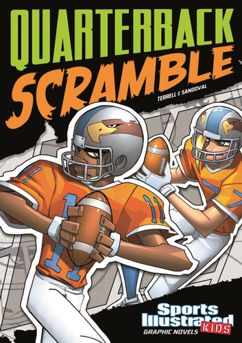 Quarterback Scramble (Sports Illustrated Kids Graphic Novels) book cover by Brandon Terrell
