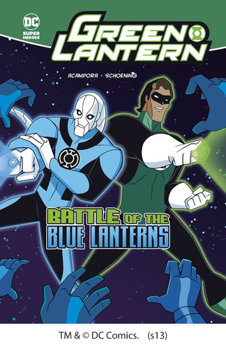 Battle of the Blue Lanterns (Green Lantern) book cover by Michael V Acampora, Michael V. Acampora