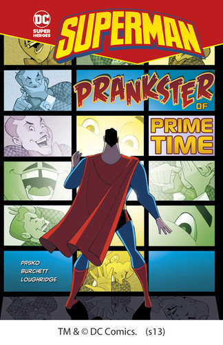 Prankster of Prime Time (Superman) book cover by Martin Pasko