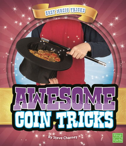Awesome Coin Tricks (Easy Magic Tricks) book cover by Steve Charney