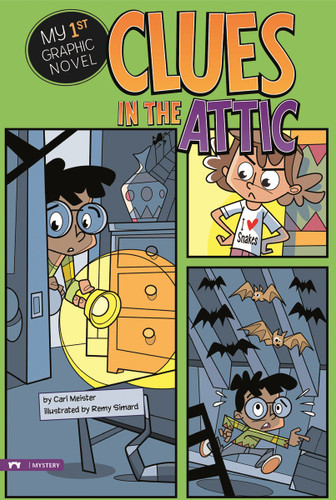 Clues in the Attic (My First Graphic Novel) book cover by Cari Meister
