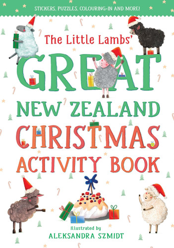 The Little Lambs' Great New Zealand Christmas Activity Book book cover by Yvonne Mes
