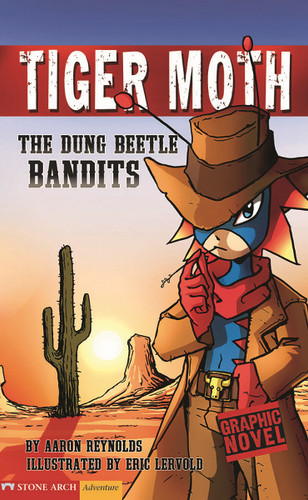 The Dung Beetle Bandits: Tiger Moth (Graphic Sparks) book cover by Aaron Reynolds