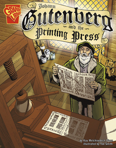 Johann Gutenberg and the Printing Press (Inventions and Discovery) book cover by Kay Melchisedech Olson