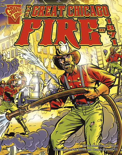 The Great Chicago Fire of 1871 (Disasters in History) book cover by Kay Melchisedech Olson