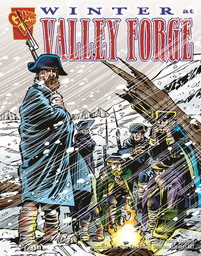 Winter at Valley Forge (Graphic History) book cover by Matt Doeden