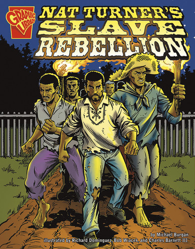 Nat Turner's Slave Rebellion (Graphic History) book cover by Michael Burgan